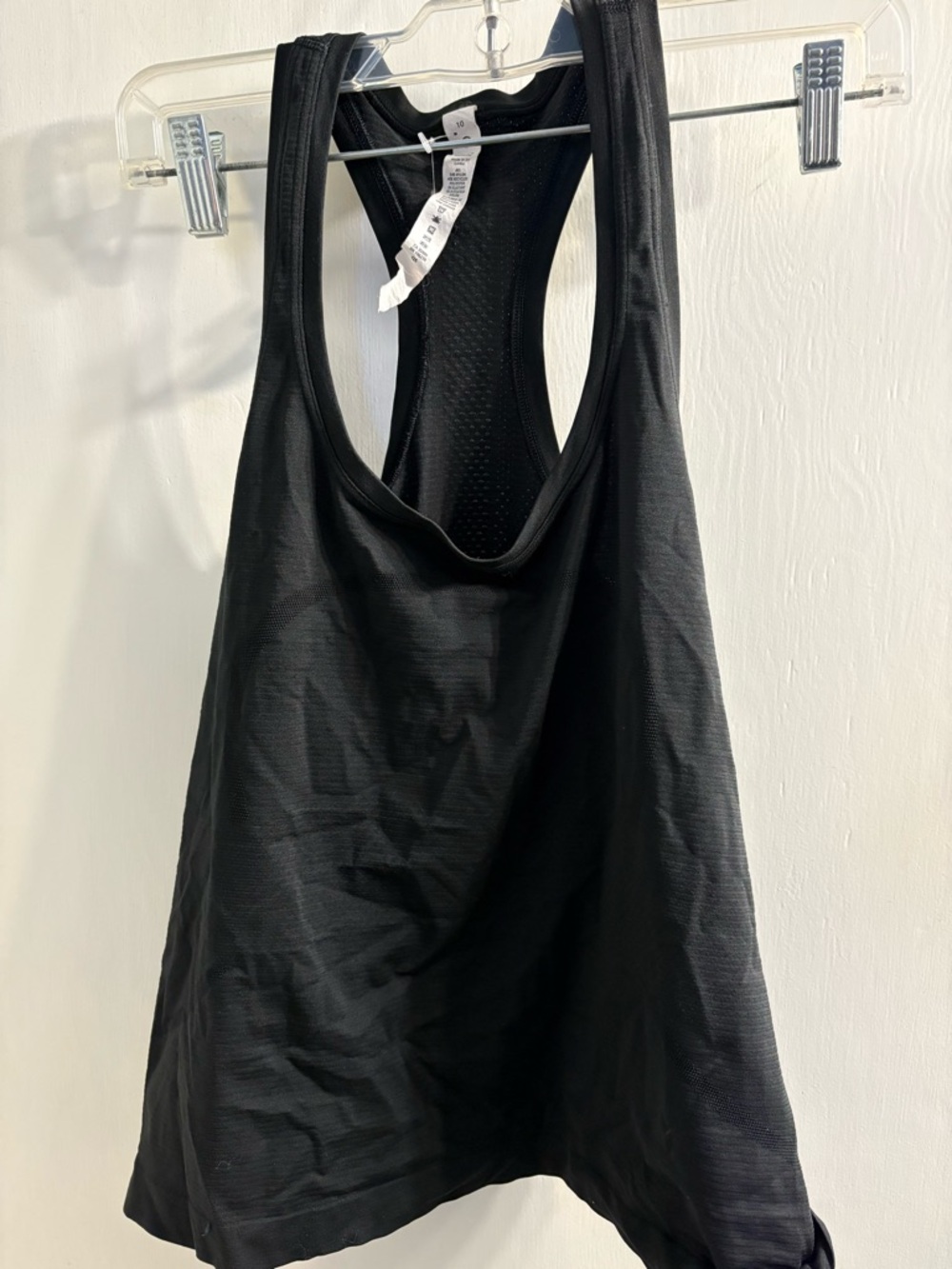 lululemon athletica Black Racerback Training Tank